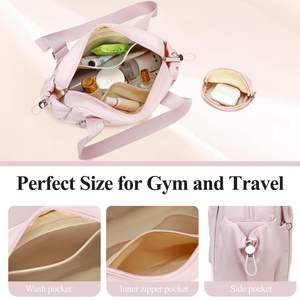 Personalisierbare Logo <span class=keywords><strong>Mini</strong></span>-Sporttasche Reisetasche – Tragbare Kleine Fitness-Weekender mit Schultergurt, Wasserdicht - Product Image 3