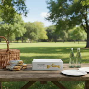 Papier d'aluminium imprimé de qualité alimentaire avec boîte pour restaurant, hamburger, barbecue, hot-dog, burrito, baguette, <span class=keywords><strong>pain</strong></span>, sandwich, emballage - Product Image 3