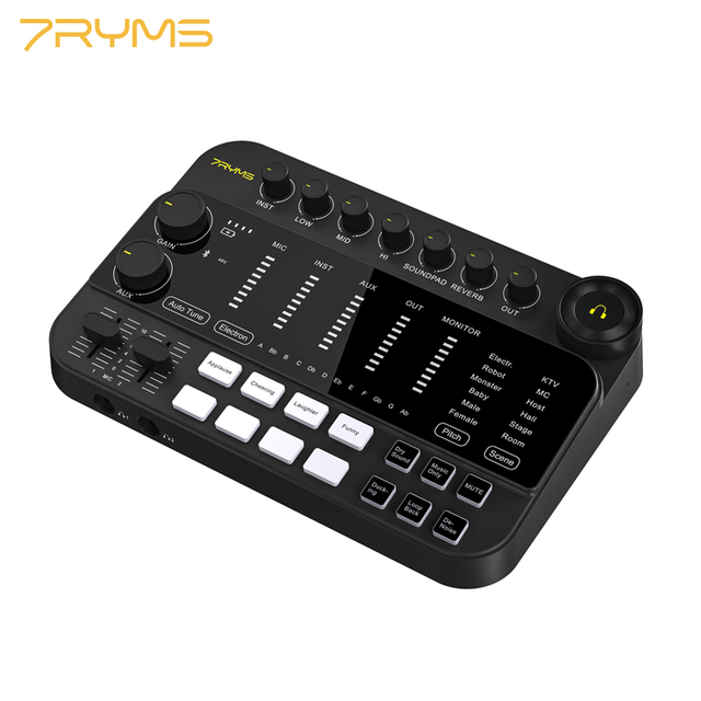 7Ryms 7Caster SE2 Multi-functional Streaming/Podcasting/Recording Audio Interface