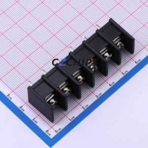 WJ55C-B-10.0-6P Barrier Terminal Block P=10mm Connector - Product Image 1