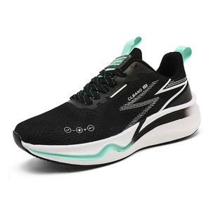 Zapatillas deportivas transpirables de malla con amortiguación en forma de onda para correr por carretera y actividades de fitness al aire libre - Product Image 3