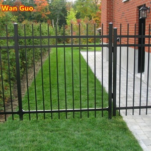 Chất lượng cao thép đen 6 feet hàng rào hình ống đa năng trang trại picket hàng rào cho Bảo mật nhà ngoài trời bảo trì thấp - Product Image 6