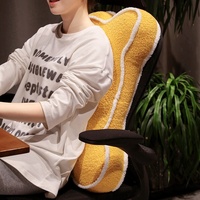 Chaise-canapé gonflable en peluche en forme d'os, écologique et créative, pour étudiants, dortoir, coussin de lit, coussin de voiture pour chien, pour le camping