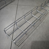 Système de support de câbles ventilé perforé pour câblage industriel et gestion des câbles en usine, en acier inoxydable