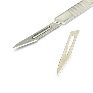 CE Sterile Medical <strong>Use</strong> <strong>sharp</strong> Stainless Steel Knife Blade Carbon Steel Disposable Surgical Scalpel Blades #10 - Product Image 3