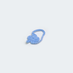Crocheted wool accessories, vintage candy-colored wool knitting handmade hair <b>clips</b>, hair ornaments, hair <b>clips</b>, wool <b>bows</b> - Product Image 3