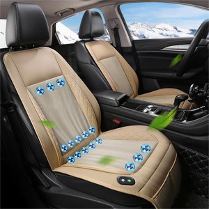 Cuscino Universale Estivo in Seta Ghiacciata <span class=keywords><strong>per</strong></span> Sedile <span class=keywords><strong>Auto</strong></span> con Rete Traspirante e Ventola di Raffreddamento, <span class=keywords><strong>Coprisedili</strong></span> <span class=keywords><strong>Auto</strong></span> - Product Image 1