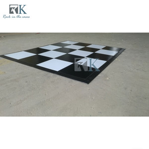 Piste de danse en PVC pour événements de mariage – Plateforme en plastique à installation rapide – Bordure en promotion - Product Image 5