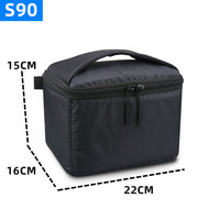 Sac de photographie étanche micro-slr caméra doublure sac projecteur verre tasse théière haut-parleur lentille sac de rangement antichoc