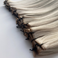 Ventes en forte croissance 	 Extensions de cheveux naturels de beauté - Produits capillaires Qingdao Haiyi - Genius Weft # 613-18A Prix d'usine pour femmes