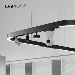 Éclairage linéaire LED moderne 40W 3CCT pour hôtel, best-seller, blanc, 80 CRI, base en aluminium, luminaire suspendu pour plafond, pour bureau, <span class=keywords><strong>restaurant</strong></span> - Product Image 2
