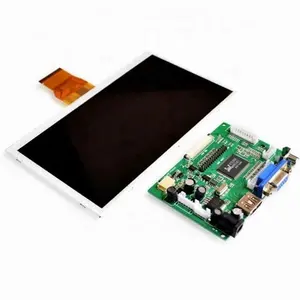 Pcduino 바나나 파이 용 HD MI VGA AV 화면 디스플레이 모듈이있는 원래 7 인치 라즈베리 파이 3 TN LCD