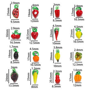 Ciondoli in vetro frutta e verdura - Product Image 2