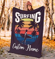Couverture en molleton de flanelle Jacquard personnalisée avec logo tricoté couverture de surf quantité minimale de commande 10 pièces en gros conception d'impression personnalisée