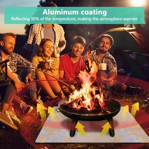 Tapis de <span class=keywords><strong>sol</strong></span> multifonctionnel ignifuge pour barbecue, isolation thermique, <span class=keywords><strong>protection</strong></span> pour brasero et poêle à <span class=keywords><strong>bois</strong></span> - Product Image 5