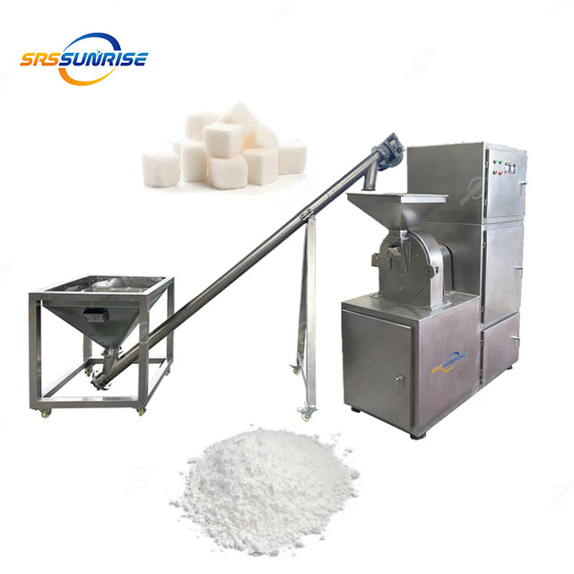 Professional Powder Processing Machinery Pin Mill for Sugar Salt Honey Block Crushing Grinding Machine with Dust Collector