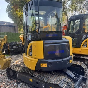 Mini-excavatrice sur chenilles Komatsu PC40MR d'occasion, jaune, diesel, 4 tonnes, équipement de construction avec roulement - Product Image 5