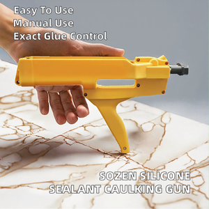 Pistolet à mastic manuel <span class=keywords><strong>Sozen</strong></span> Premium en silicone pour colle, résine époxy et coulis de carrelage - Product Image 2