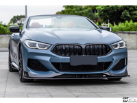 Kit de Parachoques Delantero Personalizado para BMW Serie 8 G14/G15/G16, Estilo AC Mejorado, Labio de Parachoques Delantero de Fibra de Carbono