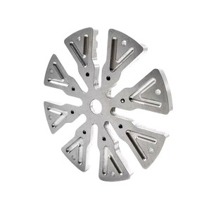 CNC Machined Stainless Steel/Aluminum Spoke Mount Plate 7/8-Arm Custom Flange Fixing Disc Drilling Precision Machining Parts - Product Image 3