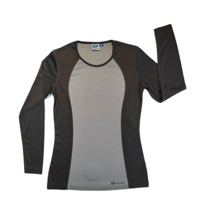 T-<span class=keywords><strong>shirt</strong></span> de Yoga à manches longues pour femmes, haut de sport d'entraînement, de Fitness, de Gym et de sport, vente en gros, - Product Image 4