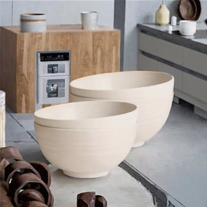 16 pièces de vaisselle en paille de blé incassable, compatible lave-vaisselle et micro-ondes, style américain, assiettes, bols, ensembles, camping en plein air - Product Image 3