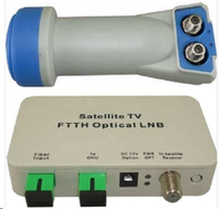 Récepteur TV Fibre Optique CATV+Satellite FTTH CATV Optique 1310 ou 1550 Fibre LNB AGC Récepteur Nœud Fibre Optique FTTH