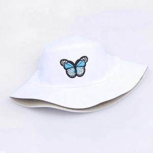 Logo brodé personnalisé 100% coton respirant doux trou de serrure soleil ombrage chaud pêcheur chapeau seau casquettes chapeaux pour hommes femmes - Product Image 6