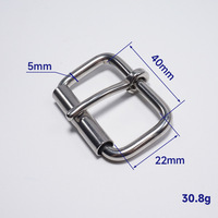Meetee XP244 Accessoires de quincaillerie en acier inoxydable 304, plusieurs tailles, boucle à rouleau et boucle à aiguille