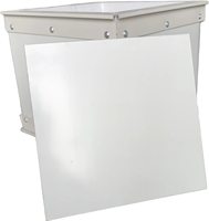 Panneau en mousse phénolique à double face en aluminium, forme rectangulaire, longue durée de vie, durable, plaque de conduit d'air HVAC pour usage hospitalier