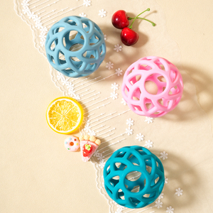 Mordedores para Bebés Libres de BPA, de Silicona de Grado Alimenticio, Juguete para Masticar y Agarrar para Bebés, Pelota Sensorial para la Dentición, Productos para la Dentición de Bebés - Product Image 6