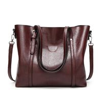 Nouveau sac fourre-tout tendance en PU grande capacité, style simple et luxueux, sacs à main de luxe pour femmes
