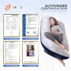 Almohadas de <span class=keywords><strong>Embarazo</strong></span> de Alta Calidad, Almohada de Cuerpo Completo en Forma de G para Dormir <span class=keywords><strong>y</strong></span> Soporte de Maternidad para Caderas, Piernas <span class=keywords><strong>y</strong></span> Vientre de Mujeres Embarazadas - Product Image 6