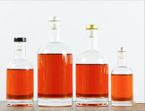 100ml 200ml 375ml 500ml 750ml 1000ml Fancy Vodka Gin Rum Spirits Liqueur Whisky Bouteille en verre avec <span class=keywords><strong>bouchon</strong></span> en liège - Product Image 4