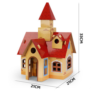 Maquette architecturale Moles Cottage, puzzle éducatif, jouet artisanal en carton, maison en papier 3D stéréoscopique pour tous les âges - Product Image 5