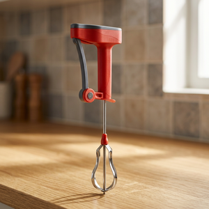 Mixeur manuel Anax, mini batteur portable en plastique, fouet en silicone, film alimentaire, lavage à la main uniquement, pour cuisine, soupe - Product Image 3