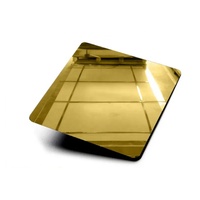 Tôle d'acier inoxydable décorative de vague d'ondulation d'eau dorée en relief miroir 302 304 304l plaque d'acier inoxydable ondulée à l'eau