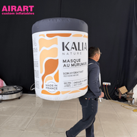 Costume gonflable en forme de canette pour promotions en magasin, costume publicitaire gonflable personnalisé en forme de bouteille pour défilés