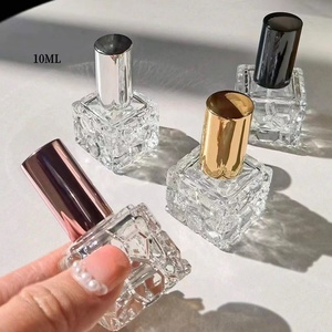 Nouveau design de diffuseur d'huile essentielle d'arôme en verre de forme carrée contenant distributeur de parfum bouteilles de parfum - Product Image 3