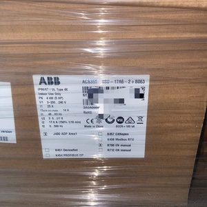 ACS355-03E-17A6A-2+B063 ACS35503E17A6A2B063 ไดรฟ์ความถี่แปรผัน 380-480v 4kw สามเฟสสำหรับ PLC - Product Image 1