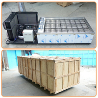 Machine à glaces et bâtonnets de fruits commerciale 24 moules, haute performance, 18000W, 380V/220V, 50/60Hz, en acier inoxydable, pour eau/lait, garantie 1 an