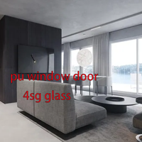 Fournisseur de fenêtres en PU, profilé extrudé en fibre de verre FRP à structure stable, profil GRP anti-âge pour la construction d'ouvrages publics