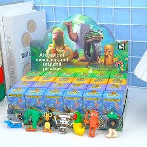 24แปลกนามธรรมสติ๊กคนบิ๊กฟุตต้นไม้อินเทรนด์อินเทอร์เน็ตมส์แช่แข็งพวงกุญแจตาบอดในตำนานต่างประเทศ - Product Image 1