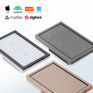 Interrupteurs muraux intelligents Styles USA, télécommande Tuya <span class=keywords><strong>Smartlife</strong></span> Matter Alexa Google Home, 100V-220V pour domotique intelligente - Product Image 1