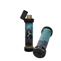 Briquet électronique portable rechargeable USB Vozol Fumot 2026, coupe-vent, pour fumeurs, stock UE