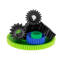 Produksi Massal Roda Gigi Printer 3D Plastik Menawarkan Roda Gigi Helikal Bevel yang Dibuat Sesuai Pesanan, Rak dan Pinion Plastik Ringan untuk Robot