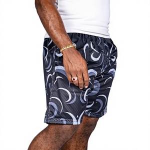 Shorts en maille pour jeunes de baseball PURE, impression par sublimation personnalisée, éléments de baseball Drip Candy, entraînement, 5 pouces, shorts décontractés en maille - Product Image 3