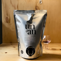 Sac de café imprimé personnalisé de 1,5 L 3L dans une boîte biodégradable en papier kraft feuille d'aluminium pochette pour alcool et vin avec poignée de valve
