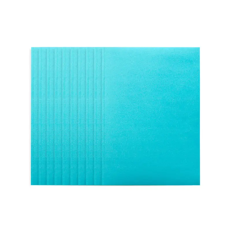 Aangepaste Maat Meer Blauw A4 100lb Dik Gelamineerd Papier Boekomslagen