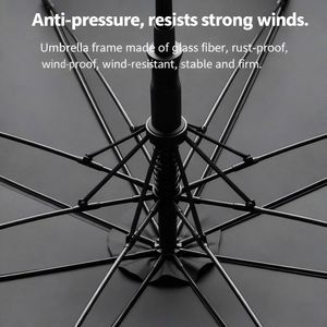 YS Custom Logo Modern All 1 Oversize Promotional Portable UV Coating Automatic <b>Windproof</b> Straight Golf <b>Umbrellas</b> Rain Waterproof - Product Image 3